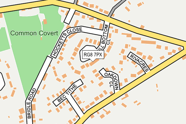 RG8 7PX map - OS OpenMap – Local (Ordnance Survey)
