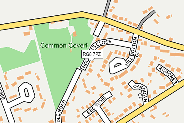RG8 7PZ map - OS OpenMap – Local (Ordnance Survey)