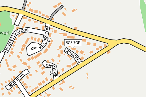 RG8 7QP map - OS OpenMap – Local (Ordnance Survey)