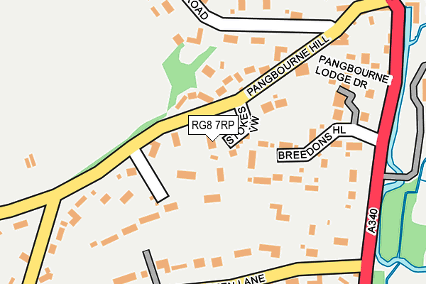 RG8 7RP map - OS OpenMap – Local (Ordnance Survey)