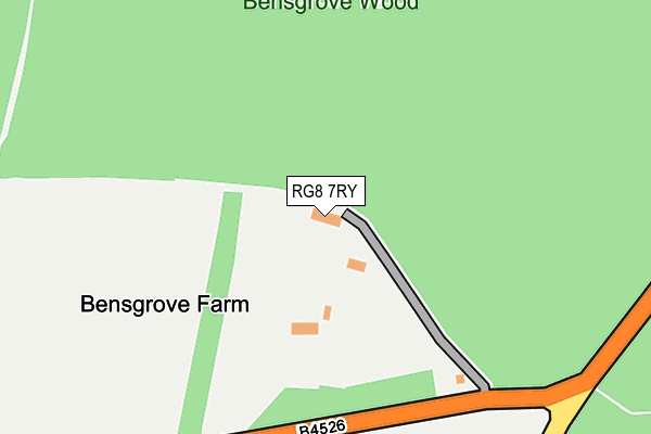 RG8 7RY map - OS OpenMap – Local (Ordnance Survey)