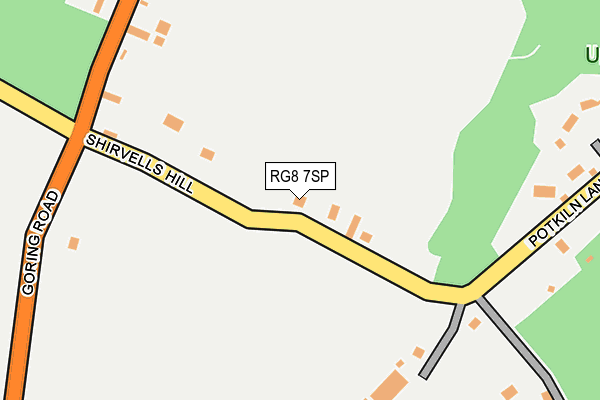 RG8 7SP map - OS OpenMap – Local (Ordnance Survey)