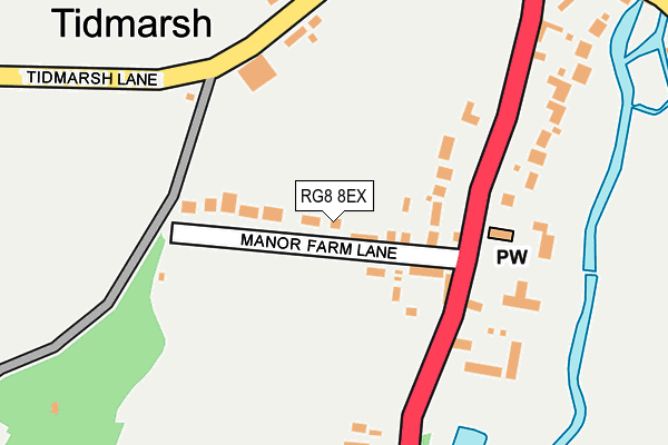 RG8 8EX map - OS OpenMap – Local (Ordnance Survey)