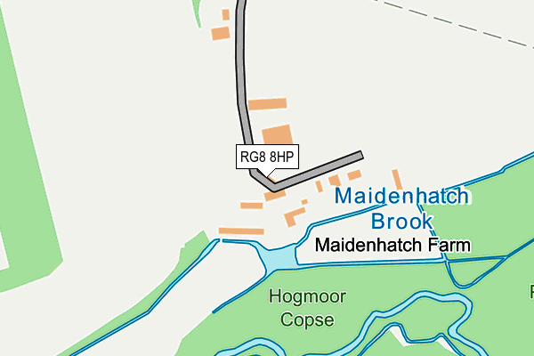 RG8 8HP map - OS OpenMap – Local (Ordnance Survey)