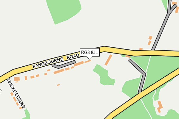 RG8 8JL map - OS OpenMap – Local (Ordnance Survey)
