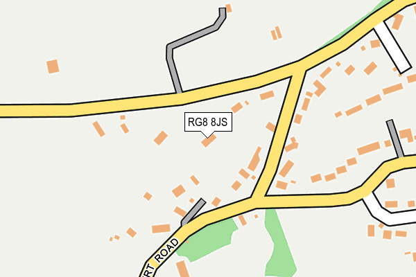 RG8 8JS map - OS OpenMap – Local (Ordnance Survey)