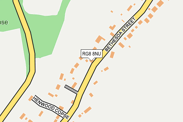 RG8 8NU map - OS OpenMap – Local (Ordnance Survey)