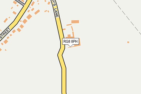 RG8 8PH map - OS OpenMap – Local (Ordnance Survey)
