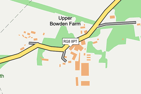 RG8 8PT map - OS OpenMap – Local (Ordnance Survey)