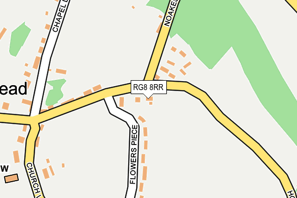 RG8 8RR map - OS OpenMap – Local (Ordnance Survey)