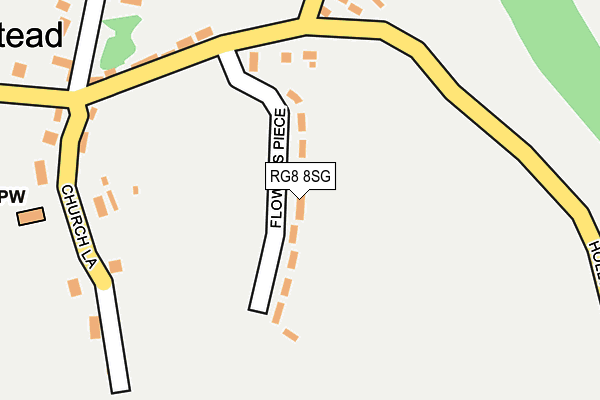 RG8 8SG map - OS OpenMap – Local (Ordnance Survey)
