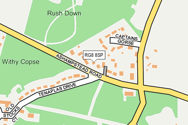 RG8 8SP map - OS OpenMap – Local (Ordnance Survey)