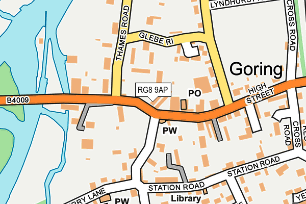 RG8 9AP map - OS OpenMap – Local (Ordnance Survey)