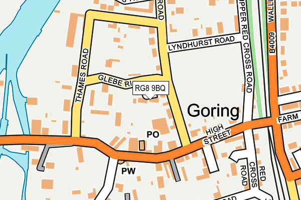 RG8 9BQ map - OS OpenMap – Local (Ordnance Survey)