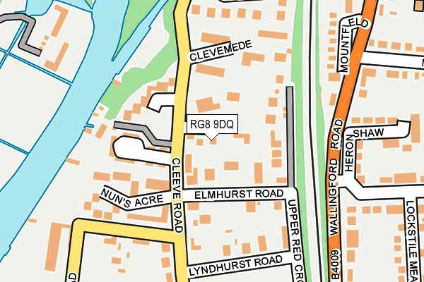 RG8 9DQ map - OS OpenMap – Local (Ordnance Survey)