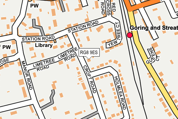 RG8 9ES map - OS OpenMap – Local (Ordnance Survey)