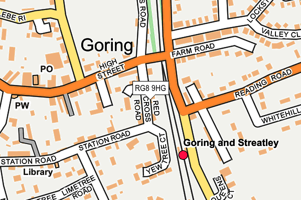 RG8 9HG map - OS OpenMap – Local (Ordnance Survey)