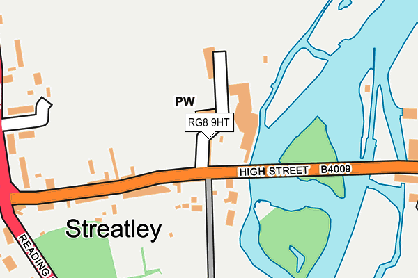 RG8 9HT map - OS OpenMap – Local (Ordnance Survey)