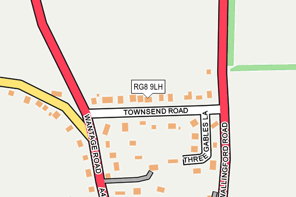 RG8 9LH map - OS OpenMap – Local (Ordnance Survey)