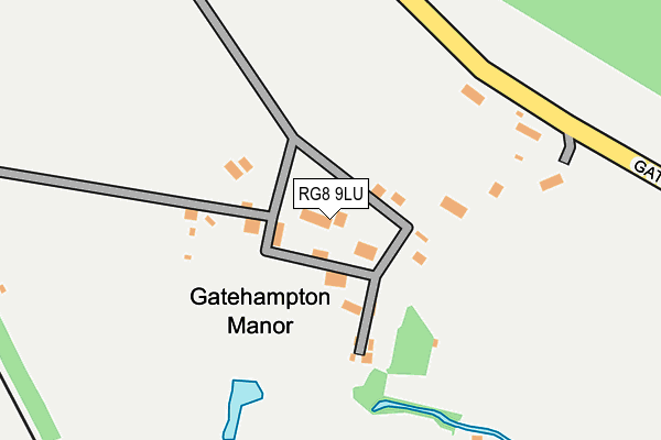 RG8 9LU map - OS OpenMap – Local (Ordnance Survey)