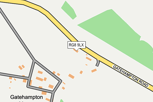 RG8 9LX map - OS OpenMap – Local (Ordnance Survey)