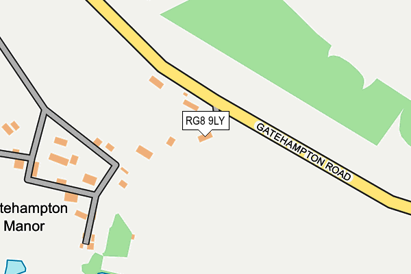 RG8 9LY map - OS OpenMap – Local (Ordnance Survey)