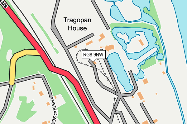 RG8 9NW map - OS OpenMap – Local (Ordnance Survey)