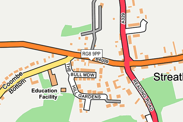 RG8 9PP map - OS OpenMap – Local (Ordnance Survey)