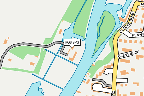 RG8 9PS map - OS OpenMap – Local (Ordnance Survey)