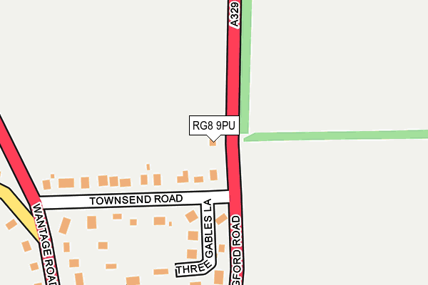 RG8 9PU map - OS OpenMap – Local (Ordnance Survey)