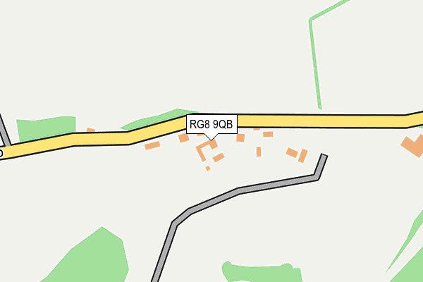 RG8 9QB map - OS OpenMap – Local (Ordnance Survey)