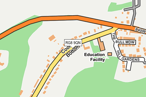 RG8 9QN map - OS OpenMap – Local (Ordnance Survey)