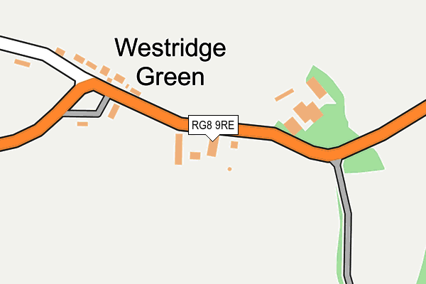 RG8 9RE map - OS OpenMap – Local (Ordnance Survey)