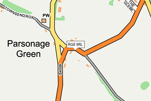 RG8 9RL map - OS OpenMap – Local (Ordnance Survey)