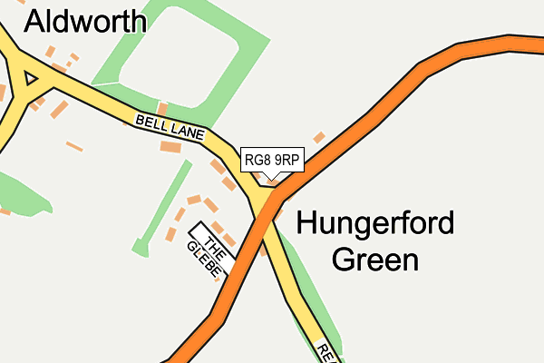 RG8 9RP map - OS OpenMap – Local (Ordnance Survey)