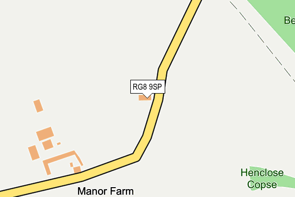 RG8 9SP map - OS OpenMap – Local (Ordnance Survey)