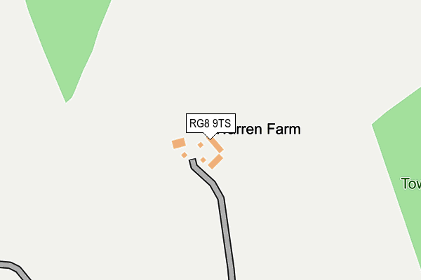 RG8 9TS map - OS OpenMap – Local (Ordnance Survey)