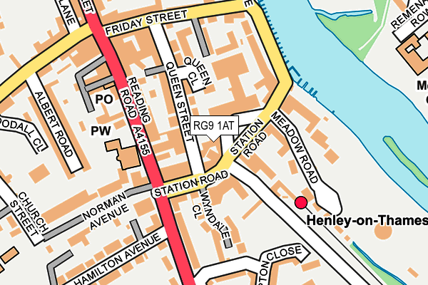 Map of HENLEY FLAT ROOFING AND CHIMNEYS LIMITED at local scale