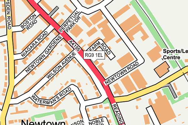RG9 1EL map - OS OpenMap – Local (Ordnance Survey)