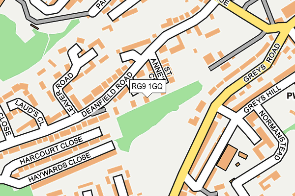 RG9 1GQ map - OS OpenMap – Local (Ordnance Survey)
