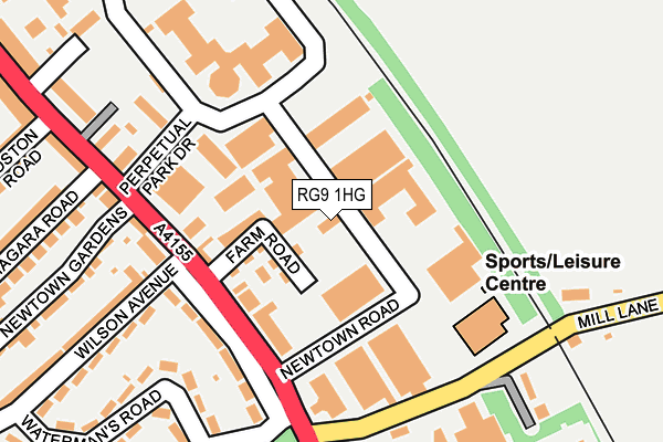 RG9 1HG map - OS OpenMap – Local (Ordnance Survey)