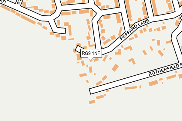 RG9 1NF map - OS OpenMap – Local (Ordnance Survey)