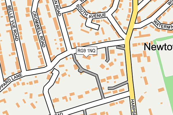RG9 1NQ map - OS OpenMap – Local (Ordnance Survey)