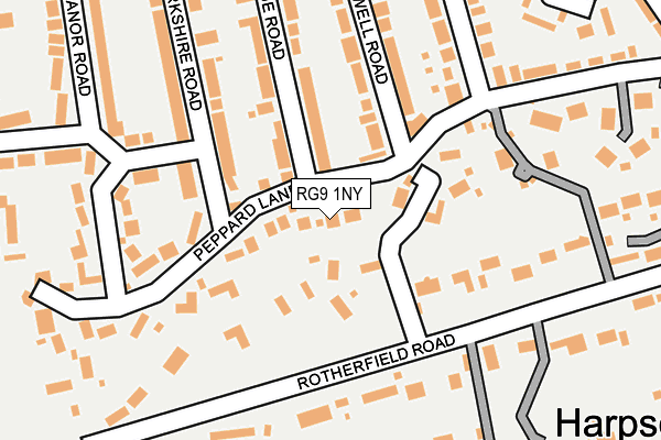 RG9 1NY map - OS OpenMap – Local (Ordnance Survey)