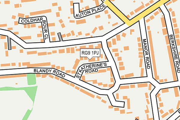RG9 1PJ map - OS OpenMap – Local (Ordnance Survey)