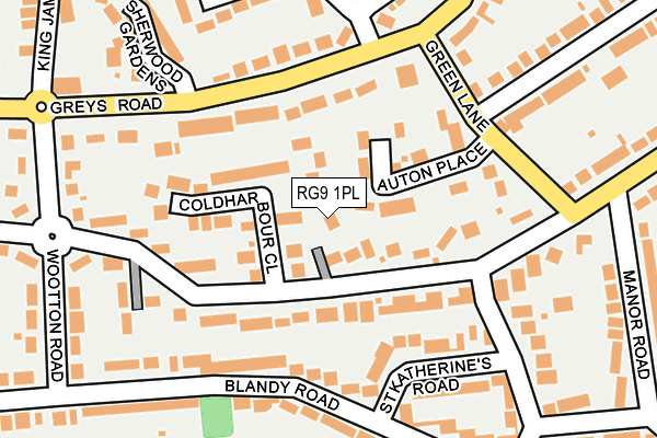 RG9 1PL map - OS OpenMap – Local (Ordnance Survey)