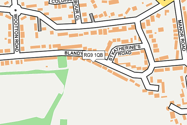 RG9 1QB map - OS OpenMap – Local (Ordnance Survey)