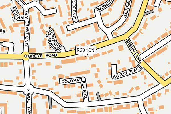 RG9 1QN map - OS OpenMap – Local (Ordnance Survey)
