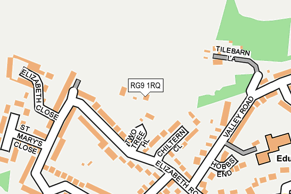 RG9 1RQ map - OS OpenMap – Local (Ordnance Survey)