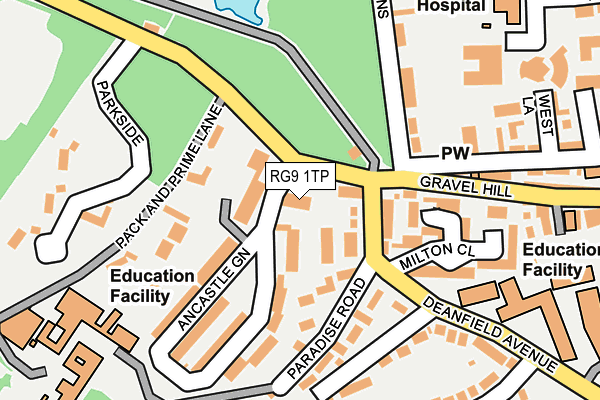 RG9 1TP map - OS OpenMap – Local (Ordnance Survey)